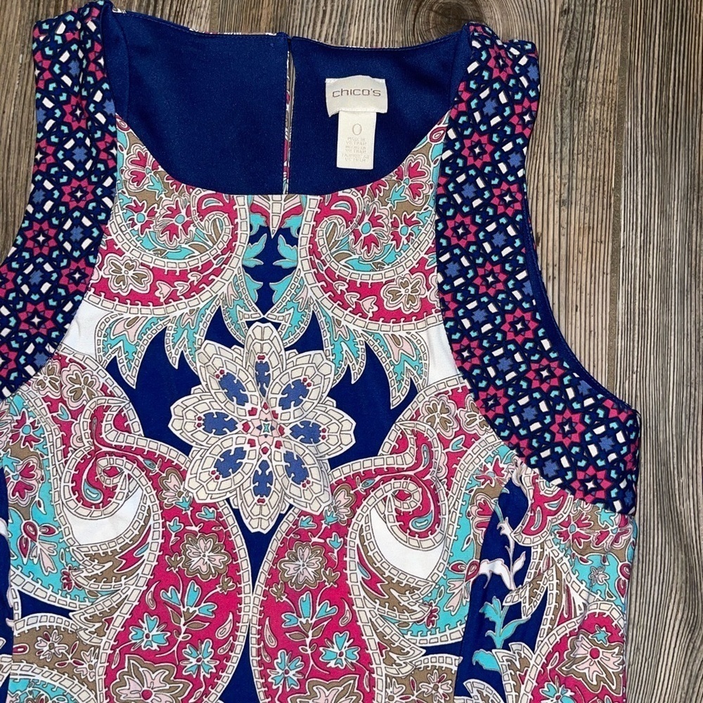Chico’s Crown Paisley Maxi Dress - Picture 8 of 12